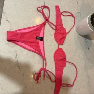 Triangl Swimwear Pink Bikini Set
